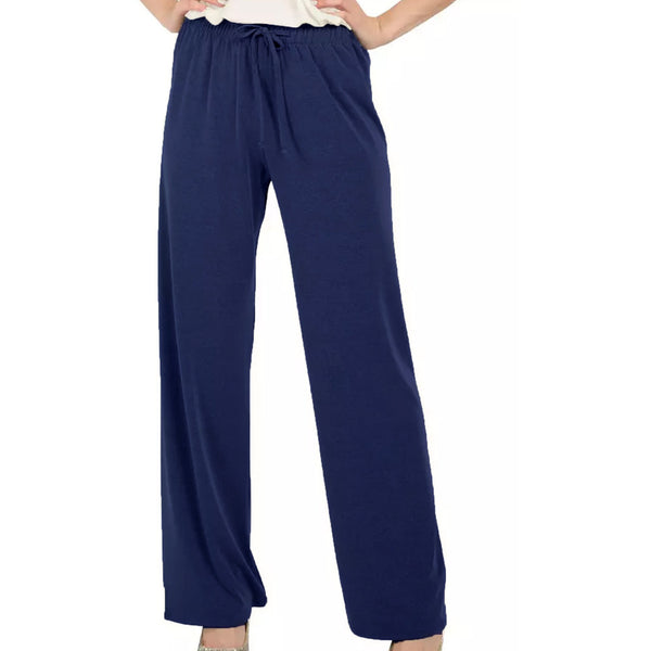 Saloos - Stretch Comfort Fit Plain Trousers - Kirkwood of Scotland